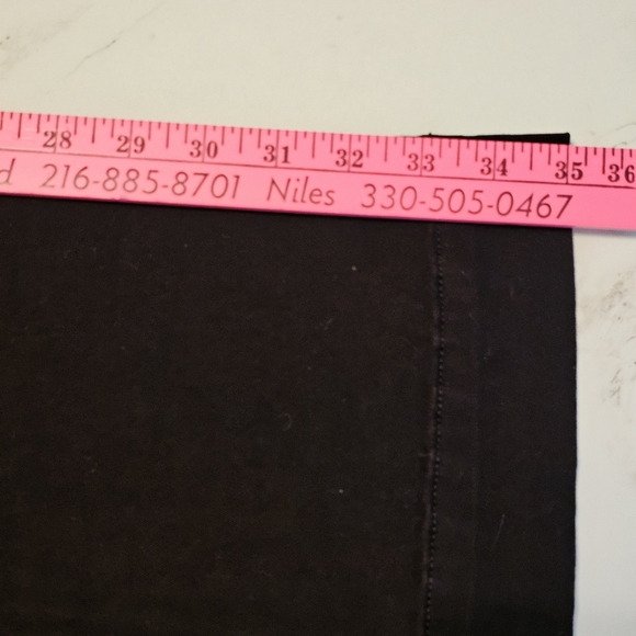 McGuire Black High Rise Side Zip Black Flare Sailor Pants Size 30 - Picture 12 of 15